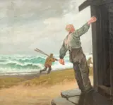 Christian Krohg, Et nødskudd