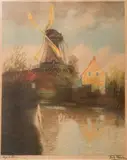 Frits Thaulow, Møllen i Overschie, Fargeradering, lysmål