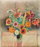 Arne Kavli, Oppstilling med blomster i vase