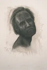 Dag Hol, Gissur Gullbrå, islandsk skald, Litografi, lysmål