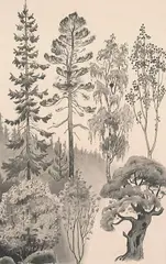 Thorolf Holmboe, Gran, Furu, Birk, Asp, Older, Rogn og Eg, Lavering, lysmål