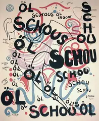 Per Krohg, Schous Bryggeri, "Schous øl er godt", Litografi, lysmål
