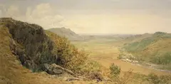 Cuthbert Rigby, Dalparti, Akvarell på papir, lysmål