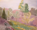 Jean Heiberg, Landskap, Olje på plate
