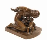 Stephan Sinding, Fanget mor, Bronse