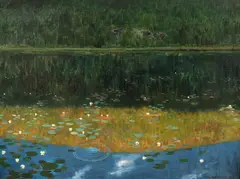 Theodor Kittelsen, Tjernet, 1897, Olje på lerret