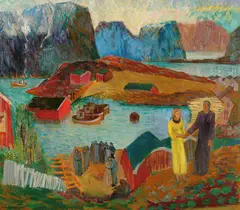 Jardar Lunde, Vår i Nordland, 1940, Olje på lerret