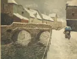 Frits Thaulow, Broen i Amiens, Fargeradering, lysmål