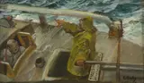 Christian Krohg, Los ved roret