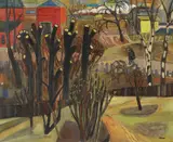 Reidar Aulie, Mann, trær og hus