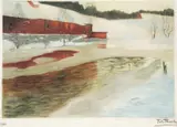 Frits Thaulow, Inntrykk fra sne, Fargeradering, lysmål