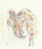 Ryszard Warsinski, Figurkomposisjon, Blandingsteknikk