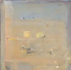 Tone Indrebø, Erindring IV, 1996, Olje på lerret