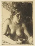 Anders Zorn, Byst, 1916, Radering, lysmål