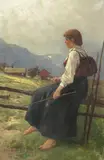 Axel Ender, Hvilende seterjente