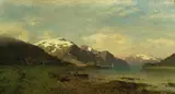 Axel Nordgren, Norsk fjordlandskap, Olje på lerret
