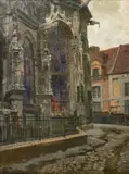 Frits Thaulow, Apsis til kirken St. Jaques, Dieppe