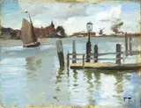 Frits Thaulow, Havneparti Holland