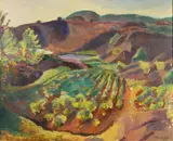 Jean Heiberg, Potetåkeren, 1929, Olje på lerret
