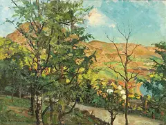 Bjørn Smith-Hald, Fra Fjellveien, Olje på lerret