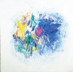 Jakob Weidemann, Komposisjon, 1988, Olje på lerret