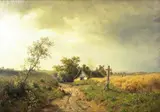 Ludvig Munthe, Tysk landskap med figurer