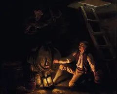 Adolph Tidemand, Fanitullen, 1853, Olje på lerret