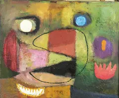 Tor Hoff, Komposisjon, 1948, Olje på lerret