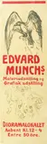 Edvard Munch, Plakat: Lenket ørn, Litografi trykket i grønt og rødt på beige papir