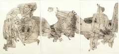 Sigurd Winge, Oppstandelsen (Triptyk), Radering, lysmål