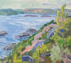 Lars Jorde, Fra Storekoll, 1918, Olje på plate