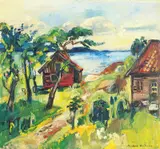 Sigurd Eriksen, Fra Filtvedt, Olje på lerret