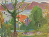 Thorvald Erichsen, Sommerlandskap med hus
