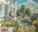 Astri Welhaven Heiberg, Fra Kvaneid, 1926, Olje på lerret