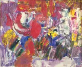 Komposisjon by Jakob Weidemann, 1965, Olje på lerret, sold Jun 2002