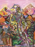 Håkon Bleken, Fra Mysterier - Morgen - II -, 1991, Olje på lerret