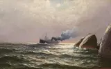 Lauritz Haaland, Kystruteskipet Kong Haakon II