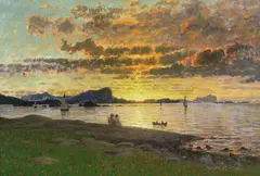 Adelsteen Normann, Fra Bodø, Olje på lerret