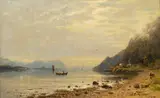 Adelsteen Normann, Fjordlandskap med folkeliv