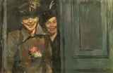 Christian Krohg, En visitt