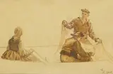 Hans Gude, Figurstudie