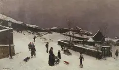 Nikolai Ulfsten, Fra Nordnes, 1880, Olje på lerret