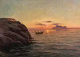 Thorolf Holmboe, Fugløya, Olje på lerret