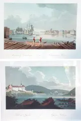 John William Eddy, Prospektserie over Christiania, Akvatint med håndkolorering, lysmål