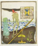 Ulf Valde Jensen, Til mot lykke, 1975, Litografi, lysmål