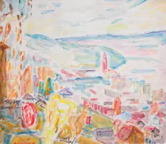 Halvdan Holbø, Høst, Lillehammer, 1987, Olje på lerret