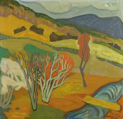 Egil Weiglin, Fra Heidal, 1941, Olje på lerret