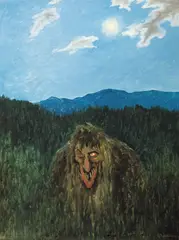Theodor Kittelsen, Skovtrold, 1899, Olje på lerret