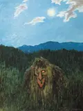 Theodor Kittelsen, Skovtrold, 1899, Olje på lerret