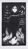 Edvard Munch, Urnen, Litografi i svart på tynt japanpapir